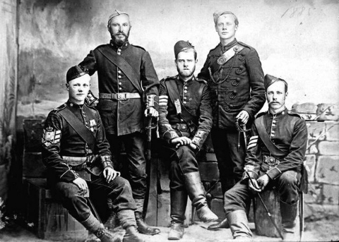 Senior NCO’s who were with the Sharpshooters in 1885
